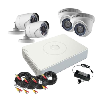 KIT 4 CAMERAS E DVR